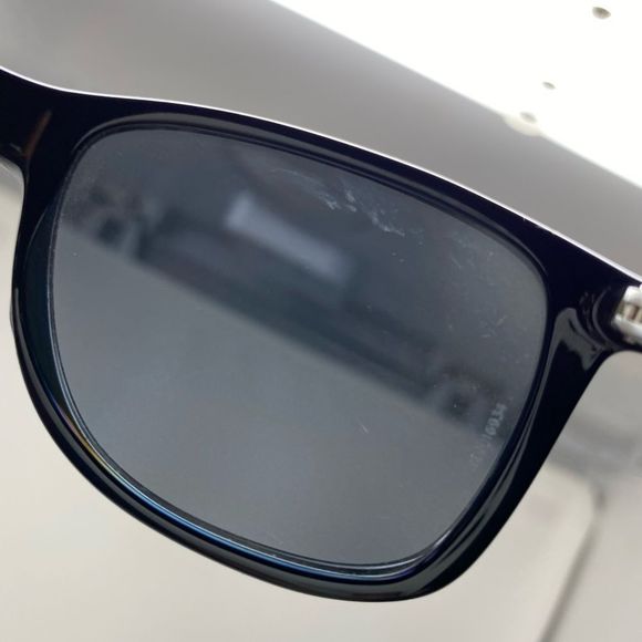 EMPORIO ARMANI POLARIZED SUNGLASSES EA 4023 5017/81 57/17/140 BLACK SILVER GRAY - Picture 6 of 10